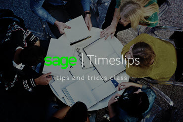 Sage Timeslips TIps & Tricks Class